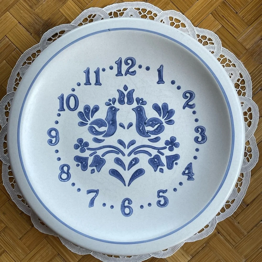 Pfaltzgraff Yorktowne clock plate, vintage - Picture 8 of 8